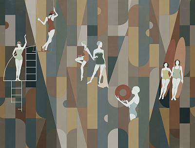 Фотообои SEVENTIES 5, Ar-Deco, Factura Фотообои SEVENTIES 5, Ar-Deco, Factura